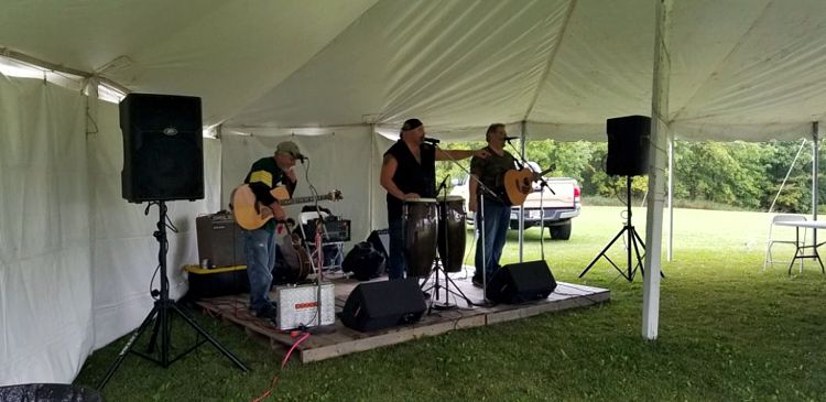 Band playing